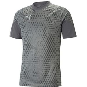 PUMA Heren Teamcup Training Jersey Tee, plat Medium Grijs, L UK