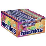 Mentos Fruit Chewy Dragee- grootverpakking met 40 rollen