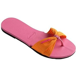 Havaianas You Saint Tropez Basic dames Sandaal, Kristallen Roos, 35/36 EU Smal