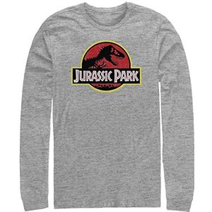 Jurassic Park Heren T-shirt, Athletic Heather, XXL