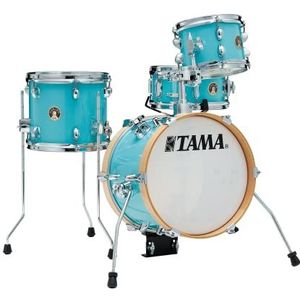 TAMA Club-Jam Flyer Ultra Compact Drumkit 4 stuk(s) - Aqua Blue/Chrome Hardware