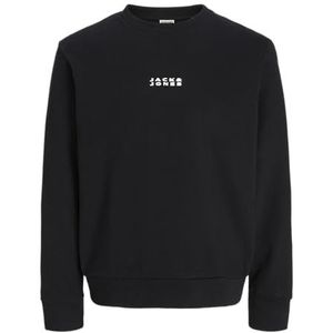 JACK & JONES Jcostance Sweat Crew Neck, zwart, XS