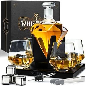 Whisiskey Diamant Whiskey Karaf Set - 0,9 L - Incl. Accessoires