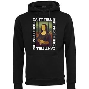 Mister Tee Heren Mt1509-can´t Tell Me Nothing Hoody Sweatshirt, Zwart, S, Zwart, S