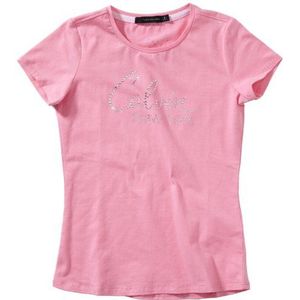 Calvin Klein Jeans T-shirt voor meisjes CGP196 J8C08, roze (443), 128 cm