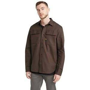 G-Star RAW CPO regular overhemd, meerkleurig (Ganache/Dk Plum Oxford D23583-c895-g780), S