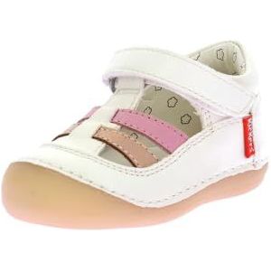 Kickers Uniseks kindersandalen Summerkro, Wit, 35 EU