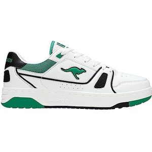 KangaROOS K-Draft Center Sneakers, uniseks, wit/groen, 41 EU, witgroen., 41 EU