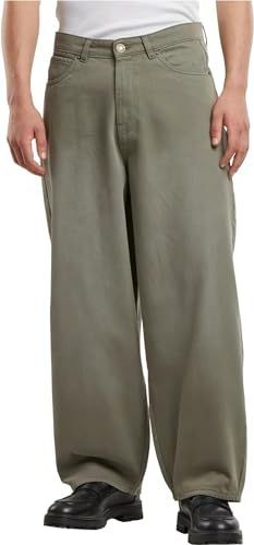 Urban Classics - Tapered Heavy Ounce - Baggy Jeans - Paleolive - 7/8 Lengte