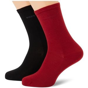 BOSS - Business-sokken - Donkerrood - Set van 2 paar