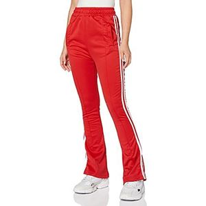 Unique 21 - Dames Trainingsbroek - Rood - Zijstrepen