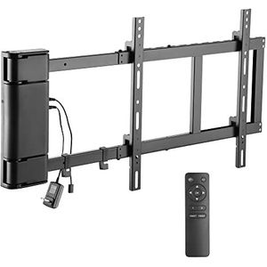 RICOO TV muurbeugel elektrisch draaibaar voor 32-65 inch, universele tv-beugel SE2544, televisiebeugel voor muur, muurbeugel tv 55 inch, tot 45 kg met max. VESA 400x400 mm
