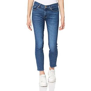 7 For All Mankind Roxanne Ankle Luxe Vintage Rejoice Jeans voor dames, blauw (mid blue), 24W x 30L
