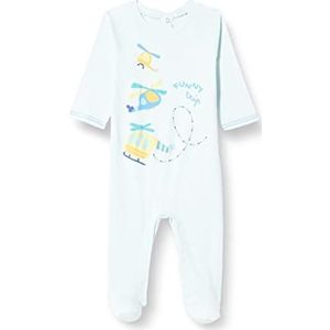 United Colors of Benetton 3GI70T00Y Overall, lichtblauw, patroon, 18Y, 50 jongens, Lichtblauw A Fantasia 18y, 50 cm