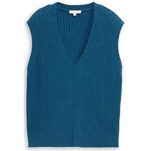 Tom Tailor - 1047693 - Trainingsjack - Dark Petrol Melange - Dames