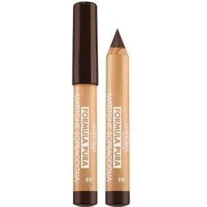 Deborah Milano - Wenkbrauwstift, pure formule, 03 donkerbruin, hoge compatibiliteit, lange houdbaarheid, waterdicht, geeft volume en structuur