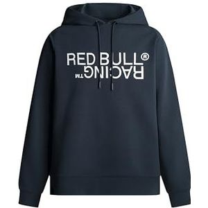 Red Bull Racing X Pepe Jeans Heren RBR REFLECT LOGO GRAPHIC HOODY Sweatshirt, Blauw (DULWICH BLUE), XS, Blauw (Dulwich Blue), XS