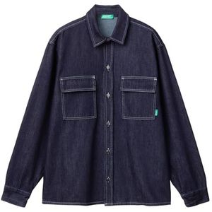 United Colors of Benetton Overhem, Blauw, 3XL