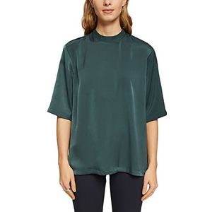 ESPRIT Dames 013EE1F303 blouse, 376/Dark Teal Green 2, S, 376/Dark Teal Green 2, S