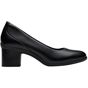Clarks - Shaya Poppy - Pumps - Zwart - Middenhak - Contour Cushion voetbed