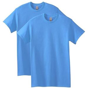 GILDAN Herenhemd (2 pak), Carolina blauw, L