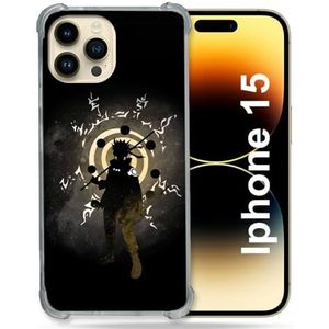Cokitec Versterkte hoes voor Iphone 15 (6.1) Manga Naruto Sage