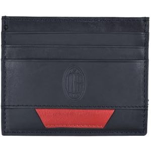 Ac Milan 143203, reisaccessoires, portemonnee, uniseks, volwassenen, 10,2 x 8 x 0,5 cm, Zwart, 10,2x8x0,5 cm