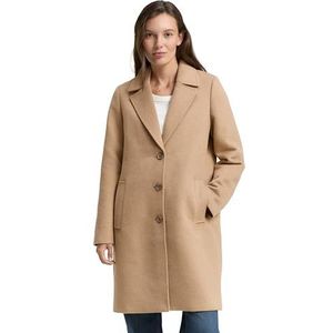 TOM TAILOR Damesmantel, 38232 - Soft Coffee Melange, XXL