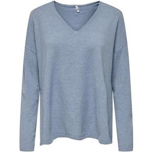 Onlamalio - Life Ls V-hals KNT Nca - Sweater - Windward Blauw