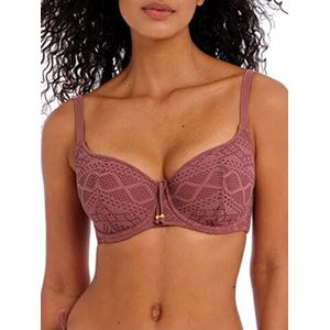 FREYA Vrouwen Sundance Gehaakte Sweetheart Gewatteerde Onderdraad Bikini Top (3970) Nootmuskaat 80E