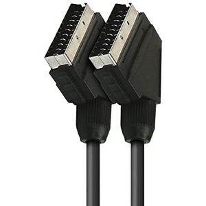 APM 400010 Scart-kabel stekker/stekker - 1,50 m - zwart