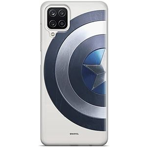 ERT GROUP mobiel telefoonhoesje voor Samsung A12 / M12 origineel en officieel erkend Marvel patroon Captain America 006 optimaal aangepast aan de vorm van de mobiele telefoon, gedeeltelijk bedrukt
