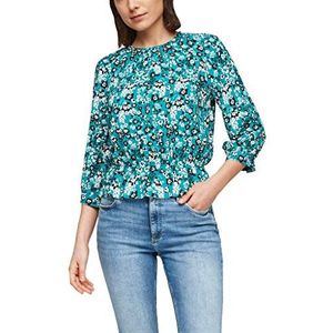 Q/S designed by Damesblouse, Turquoise Aop, 40