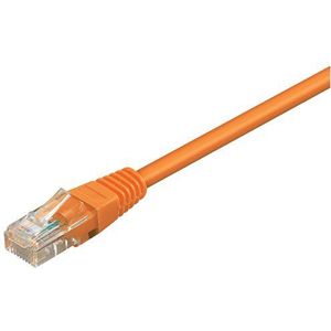 Wentronic - UTP-netwerkkabel met RJ45-connectoren (Cat. 5e, 3 m), oranje