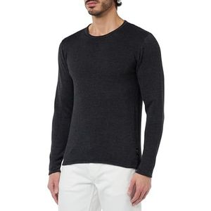 KEY LARGO Heren Pullover FIRMINO Round, Antraciet (1101), 3XL