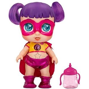 Super Cute - Poppen voor meisjes, super schattige pop, interactieve superheldensii met magische fles en accessoires voor poppen, meisjes, 3 jaar, babypop voor pasgeborenen voor jongens en meisjes.