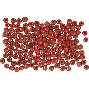 Rocaille Seed Kralen, maat 8/0, gatgrootte 0,6-1,0, donkerrood, 500g