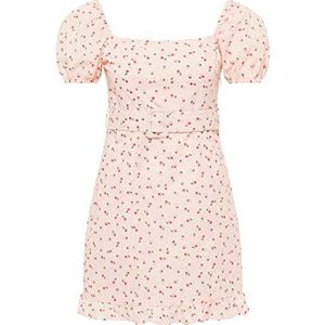 talence Mini-jurk met korte mouwen voor dames, roze, XS