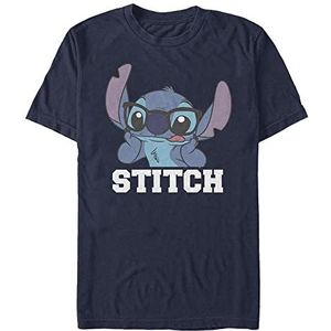 Disney Lilo & Stitch - STITCH Unisex Crew neck T-Shirt Navy blue XL