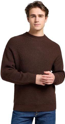 Lee - Chunky Crew Neck - Trui - Arabica - Relaxed Ontwerp