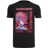 Mister Tee Heren T-shirt Japanse traditie T-shirt, print T-shirt voor mannen, grafisch T-shirt, streetwear, zwart, XS