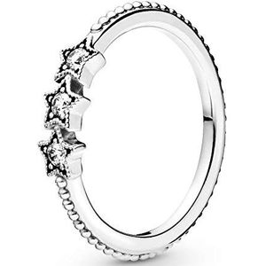 Pandora Ring Stars Sterling Silver Ring wit maat 60