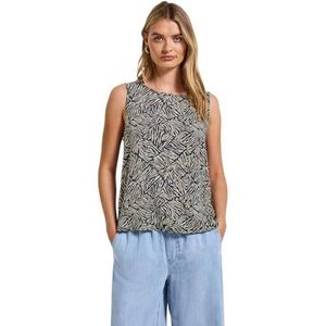 Imprimé - Top - Pine Grove Green - Knoopsluiting - Grafisch Patroon