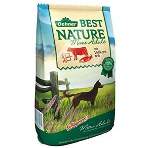 Dehner Best Nature hondendroogvoer Maxi Adult (rundvlees en zalm), 12,5 kg