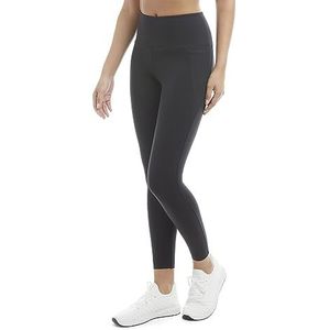 Danskin Dames hoge stijging gebonden legging, zwart zout, S, Zwart Zout, S