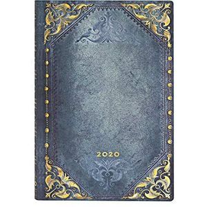 Paperblanks 12 maanden softcover flexis kalender 2020 Peacock Punk | horizontaal | Mini (95 × 140 mm)