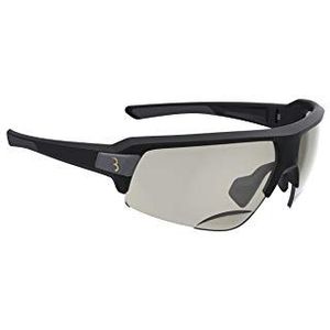 BBB Cycling Sportbril met fotochrome lenzen Toekomstgericht leesgedeelte met +1,5 dioptrie, lichtgewicht zonnebril UV-bescherming voor dames en heren, PH-pulslezer BSG-64PH, zwart