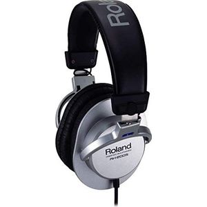 Roland RH-200S Stereo Monitor Headphones met zilveren rechte kabel – Helder, nauwkeurig & comfortabel voor monitoring van studiokwaliteit