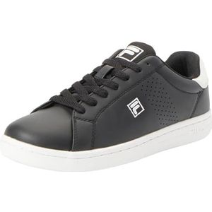 FILA Unisex Crosscourt 2 Nt Teens Sneaker voor kinderen, zwart wit, 38 EU