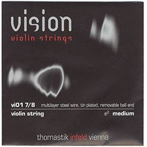Thomastik enkele snaar voor 7/8 Violine Vision - E-snaarstaal meerlaags vertind, middel, afneembaar